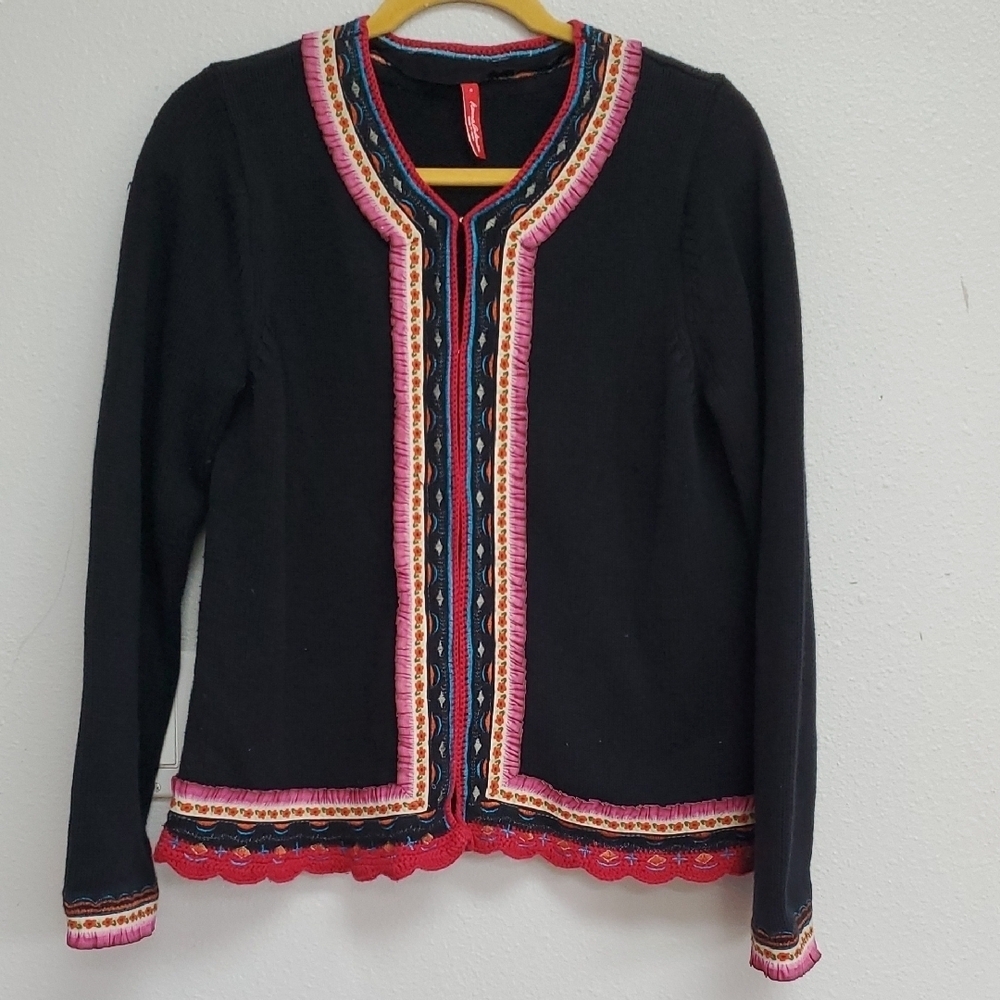 Hanna Andersson Knit Embroidered Sweater